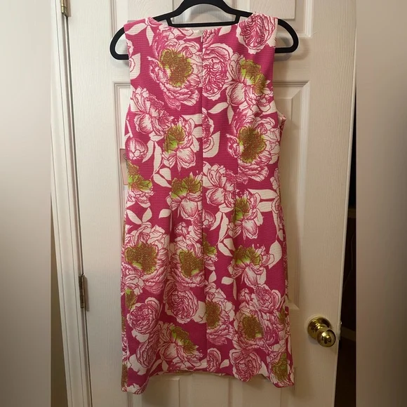 NWT Jessica Howard Pink& Green Floral Dress Size 10 - Picture 6 of 9